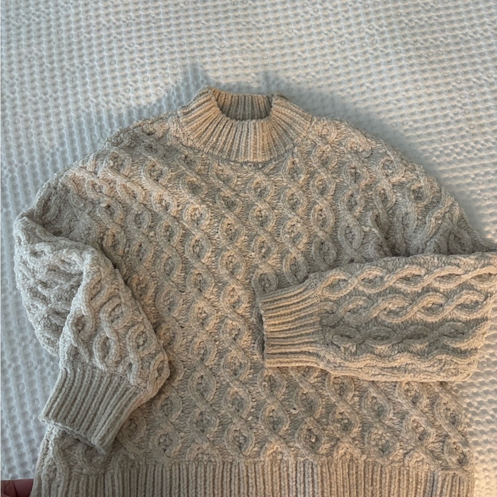 Sanctuary Textured Cream Sweater